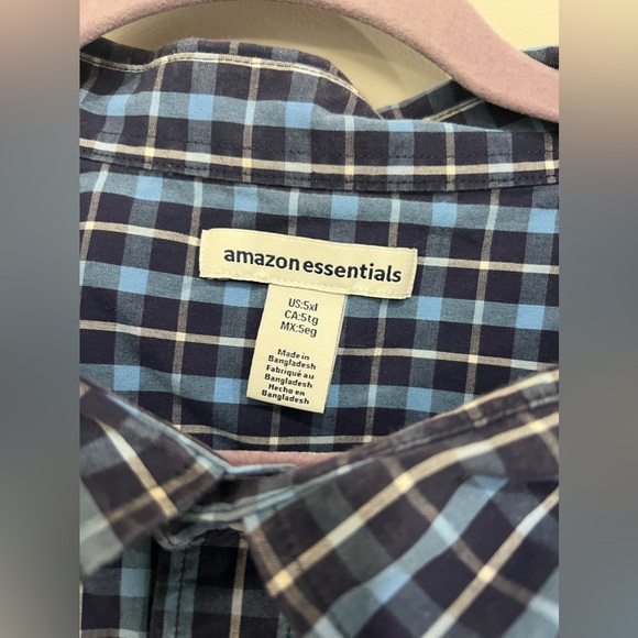 Big & Tall Men’s Short Sleeved Button Down Shirt - Picture 3 of 3